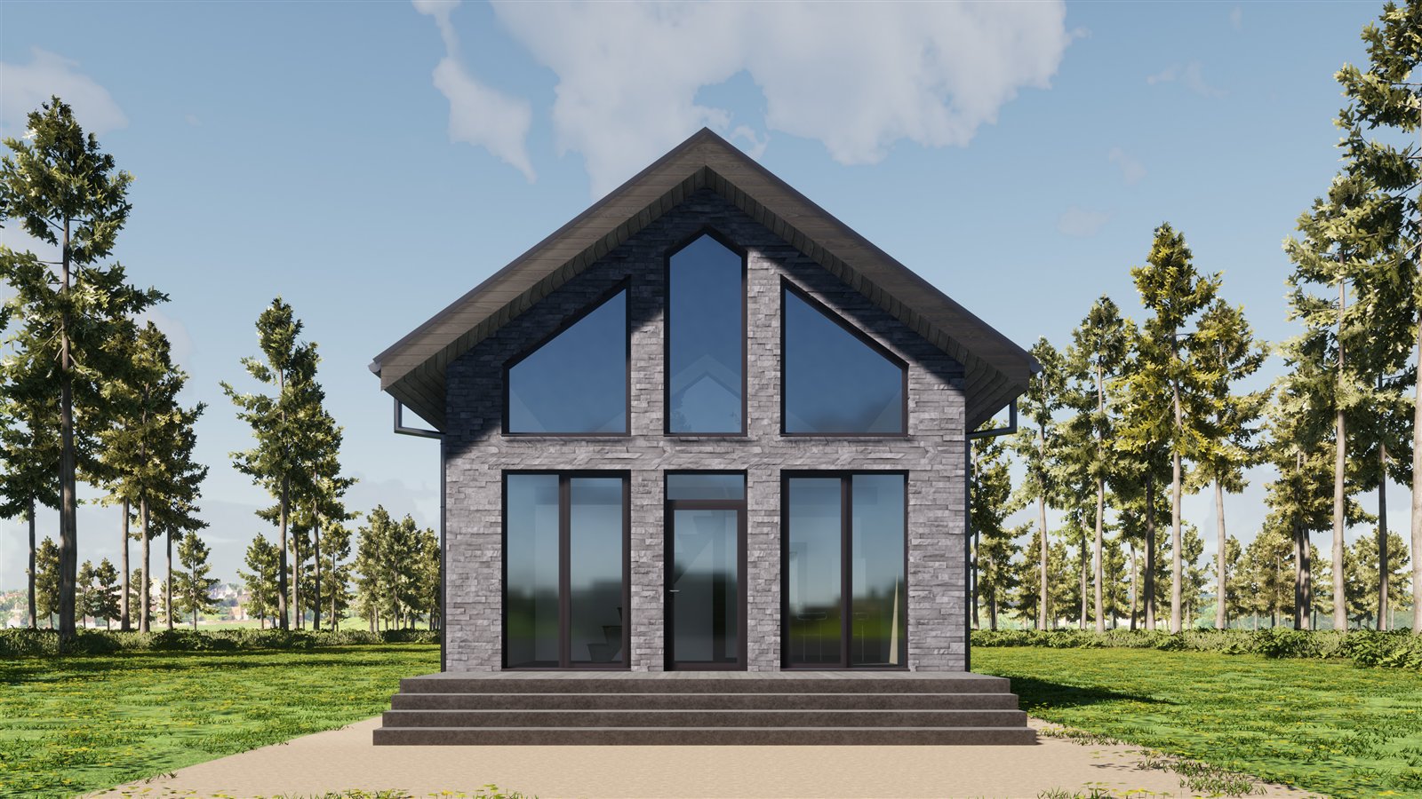 Визуализация проекта D12 A-frame